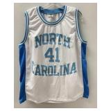 Autographed Sam Perkins NC Tar Heels Jersey