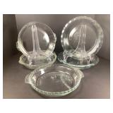 Pyrex and Anchor Hocking Pie Plates