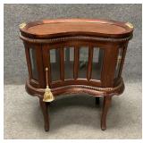 Mahogany Curio Vitrine