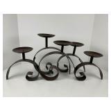MidCentury Brutalist Style Wrought Iron Candelabra