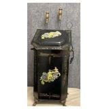 Antique Victorian-Era Coal Scuttle Bin