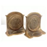 Brass Bookends