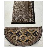 Two Different Shapes Different Colors Small Rugs