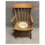 Antique Childï¿½s Potty Chair