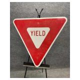 Yield Road Sign