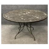 Wrought Iron Outdoor Table