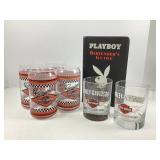 Harley Davidson Glasses and Recipe Book