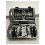 Set Adjustable Dumbbell and Barbell Set