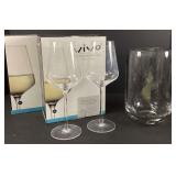 Villeroy and Boch Wine Glasses and Vase