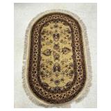 Traditional Colors Oval Rug