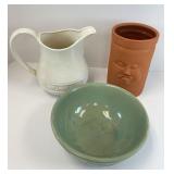 Three Pottery Pieces