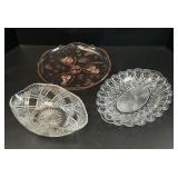 Three Pieces of Vintage Glass