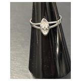10 KT WG Diamond Ring