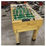 Foosball Table Harvard Brand Butcher-Block Style