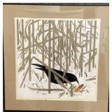 Crow in the Snow Print by Charley Harper