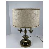 Vintage Brass Bouillotte Table Lamp