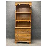 Kincaid Maple Chest with Bookcase Top