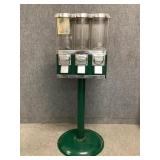 Vintage Triple Head Gumball Machine