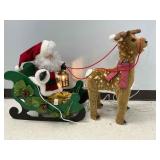 Animatronic Santa and Reindeer