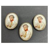 Limoges Pendants or Pins