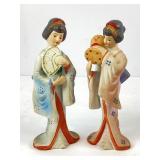Ceramic Geisha Figurines