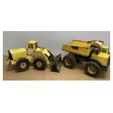 Two Tonka Metal Bodies with Plastic Wheels