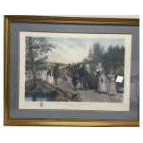 Framed Signed Large Print