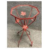 Metal and Glass Stand