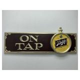 Rare Vintage Schlitz on Tap Long Beer Wall Sign