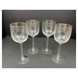 Four Lenox Cordial Glasses