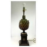 Chelsea House Vintage Metal Pineapple Table Lamp