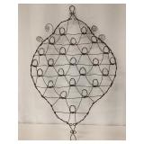 Large Teardrop Shaped Wire Hanging