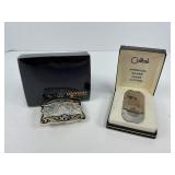 Montana Belt Buckle Silver Plate, Cigar Cutter