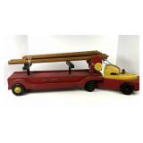 Vintage Buddy L Wood Fire Truck