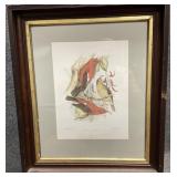 Antique Framed Audubon Print