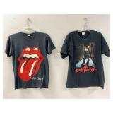 Two Concert Tour Tee Shirts