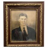 Portrait in Wood Frame