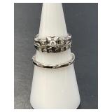 Three 18 KT WG Rings