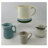 Collection of Four Ceramic Creamers