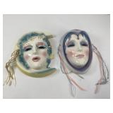 Vintage Ceramic Face Masks