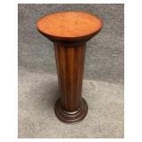 Wooden Round Top Pedestal