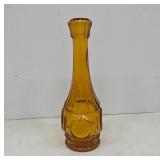 MCM Amber Glass Decorative Bottle 9´´