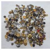 Vintage Metal and Enamel Buttons