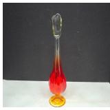 Viking Epic Six Petal Amberina Swung Vase