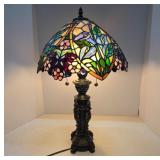 Tiffany-Style Lamp With 24-Inch Height
