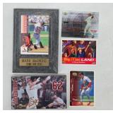 Mark McGwire Collectible Cards and Plaque