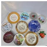 Decorative Ceramic Plates with Mixed Designs