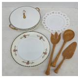 Noritake Porcelain With Serving Utensils