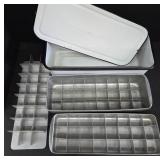 Norge Hydrovoir Enamel Ice Box Containers