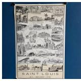 St. Louis Poster by Richard Long